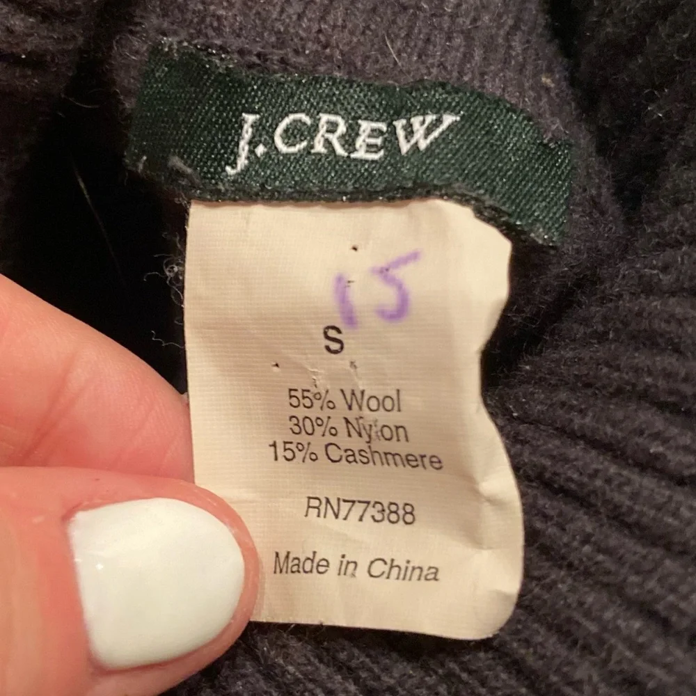 J. Crew Size S Wool Sweater Dress